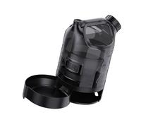 Compact Canine Water Bottle with Attached Bowl Practical Design Perfect for Warm Weather Outings Pet Water Bottle