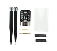 Compact Capacitor Discharge Checker Pen for Electronics Production and Service, 11cm/4.33inch Assembled Size, MOS Tube Board Set, Black Capacitor Bleeder Probe Residual Energy Remover Electronics Tool
