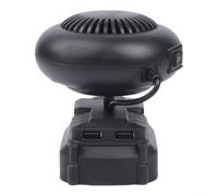 Compact Car Heater Bare Unit Featuring Fast Warm Up Time And Stable Anti Tip Structure For Clearing Fog From For Windows While Driving Or Working Outdoors In Winter Seasons Grey Finish(C)