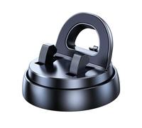 Compact Car Stand, 360 Degree Holder, Dashboard Mount with Stable Support, Silicone Pad with Anti Slip Design, 3.43x3.43x2.56 inches Smartphone Fixture, Vehicle Accessory for Daily Driving