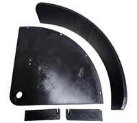Compact Cart Fenders Replacement Wheel Guards for Zuca ONLY for Compact Model - Durable Scratch Protection, Easy Snap-On Installation