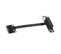 Compact Case MPCIe to PCIe 1X / 4X / 8X / 16X Motherboard Extension Cable, Flexible Internal Board for Hardware Upgrade Cable Routing Mpcie Adapter Pcie Ribbon Extension Internal Expansion Board Pvc