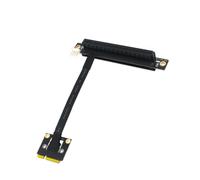 Compact Case MPCIe to PCIe 1X / 4X / 8X / 16X Motherboard Extension Cable, Flexible Internal Board for Hardware Upgrade Cable Routing Mpcie Adapter Pcie Ribbon Extension Internal Expansion Board Pvc
