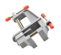 Compact Cast Aluminum Table Vise for Electronics, Woodworking, and for Precision Hobby Work - Mini Bench Clamp for Ideal for Sanding, Drilling, and Carving