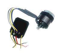 Compact Chainsaw Motor Service Assembly, Brushless Replacement Build, 14 Tooth Output Section, ABS Outer Case, Metal Drive Pieces, Small Wood Upkeep