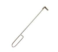 Compact Charcoal Grill Rake BBQ Poker Stainless Steel Ash Removal Tool for Kamado Joe Classic, for Charcoal Grill Cleanup(2 pcs)