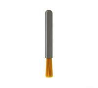 Compact cleaning brush designed for coffee grinders and portafilters, removes coffee grounds effectively without scratching, easy to carry for baristas on the move (Gray)