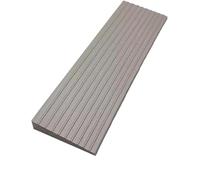 Compact Climbing Mat Threshold Ramp for Robot Sweeper Transition Non Step Ramp Home Threshold Ramp Pad Plastic Small Step Pad(Gray,60cm/24in)