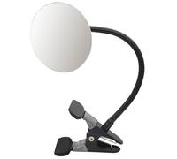 Compact Clip On Rectangle/Round Security Mirrored 360Degree Adjustment for Office Desk Or Cubicles Surrounding Awareness Desk Rear View Monitor