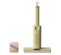 Compact Collodion Mop Retractable Handle Small Space(green)