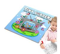 Compact Coloring Book, Children Drawing Notebook, Early Learning Activity, Fun Nursery Education Tool, Practical Travel Draw Pad, Art Supply for School, Home, Kindergarten
