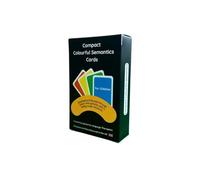 Compact Colourful Semantics Cards: Card Game for Kids and Curved Card Holder, Sentence Building Skills, UK Made Sentence Cards for Kids, Game that Develops Language Skills, Speech & Language Therapy