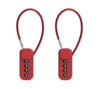 Compact Combination Lock with 4 Digit Code for Bicycles Helmets Backpacks Suitcase Gym Lockers Safety Lightweight Combination Lock