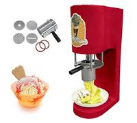 Compact Commercial Spaghetti Gelato Machine, A4 Size Space-Saving, 28L/H High Output, Detachable Stainless Steel Hopper for Restaurant Kitchen