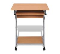 Compact Computer Desk with Pull-out Keyboard Tray Stylish appearance Save space