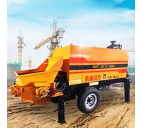 Compact Concrete Pump Machine for Remote Site Access, Portable Cement Pump for Small and Large-Scale Construction Projects, Ideal for Foundation Pouring, Slab Work, and Road Repair