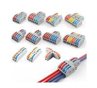 Compact Conductor Wiring Connection Splitter SPL Spring Splicing Push-in Terminal Block For Home 222 223 IDGTTLDF(NC-633,5PCS)