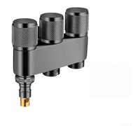 Compact Copper Angle Stop Valve 3-Way Splitter with Precise Flow Control for Standard Threaded Washing Machines(H)