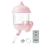 Compact Creature Hydration Vessel - 170ml Magnetized Spill-Proof Sipper, Drip-Free Pocket Pet Beverage Container Including Distant Illumination, Enclosure Affixed Liquid Distributor | Hamster Weasel G