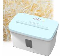 Compact Crinkle Shredder, Crinkle Cut Shredding Machine with 7.5L Bin, Includes Two Replacement Brushes and Raffia Paper for Gift Packaging