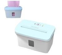 Compact Crinkle Shredder, Crinkle Cut Shredding Machine with 7.5L Transparent Bin, Raffia Paper/25g and A4/70g, Two Replacement Brushes, Comes with 5 Packs Of Raffia Paper, for Birthday Festival Box