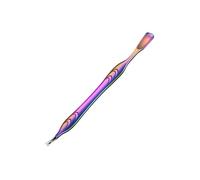 Compact Cuticle Pusher Tool for Home and Salon Use with Easy Grip Handle for Precise Pedicure Applications Trimming Dead Cell Remover Ergonomic Nails Care Professional Alloy Cuticle Pusher