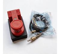 Compact CW For MORSE Code Key with Adjustable Contact Spacing Designed for Ham Radio Practice and On-the-Go Communication Needs (Red)