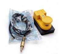 Compact CW For MORSE Code Key with Adjustable Contact Spacing Designed for Ham Radio Practice and On-the-Go Communication Needs (yellow)