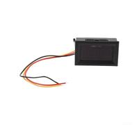Compact Dc Voltmeter 0-33v Range, 5-digit 0.36 Inch Led Display, Three-wire Setup For Power Monitoring, Green(Red)