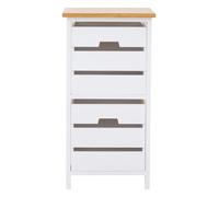 Compact Design 2 Drawer Chest, Modern Design Chest Of Drawers For Livingroom, Minimalist Storage Chest Premier Housewares White One Size