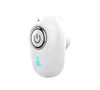 [ Compact Design] Border Headset Half In Ear Hidden Mini Monaural Compact Wireless Earbuds Enjoy Music Portable Use Anytime Anywhere! Ytp386 (White, 6.50X6.50X2.70cm)
