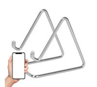 Compact design combines the desktop phone stand and portable metal tablet stand function.Perfect for watching and playing videos while organizing your desktop