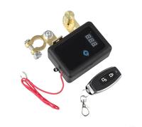 Compact Design For Car Battery Disconnect Switch, Featuring Remote Control and LCD Voltage Monitor