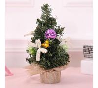Compact Desktop Christmas Tree 16cm for Home Office Display(9#)
