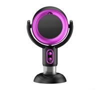 Compact Desktop Range Hood Negative for ION Air Purifier Dual-Speed Fume For Kitchen(Black-Purple Charged)