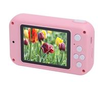 Compact Digital Camera 1080P 3MP Dual Lens Autofocus Cute Camera with 2 Inch Screen MP3 Games Function Birthday Gifts (Pink)
