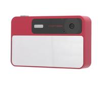 Compact Digital Camera, Digital Selfie Camera 48MP 1080P Support OTG Transfer Long Endurance with Mirror for Daily Life (White) (Red)