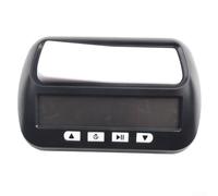 Compact Digital Chess Clock with Count Up and Countdown Functions for Chess, Go, Chinese Chess and Board Game Competitions, Dual Timers(Black)