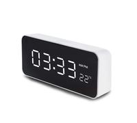 LED Digital Alarm Clock with Thermometer USB Temperature Large Display Countdown