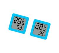 Compact Digital Hygrometer Thermograph For Telecommute Travel Precise Measurement ABS Substance Low Power Consumption Decorative Indoor Climate Observe Device