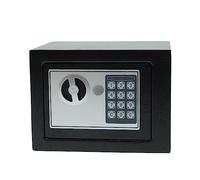 Compact Digital Mini Safe with Key - Steel Security Box for Home Use Ideal for Jewelry Cash & Important Documents - Ultimate Secure Storage Solution