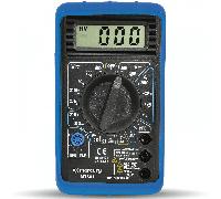 Compact Digital Multitester + Test Leads Battery & Shockproof Case Multi Tester