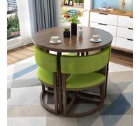 Compact Dining Set with Chairs, Space-Saving Solution for Small Living Rooms, Kitchens, or Conference Rooms