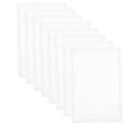 Compact Dish Sponge 8pcs Bamboo Fiber Dual Side White | Wire Rag, Small Scrub Sponge, Washable Sponges for Dishes, Cleaning Supplies