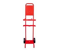 Compact Double Fire Extinguisher Trolley - Flat-pack