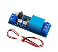 Compact Double Mode Timer Transmitting Module 5V/12V/24V Adjustable Cycle and Delay High Temperature Resistant for Electronics Projects Adjustable Double Delay Relay Module