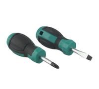Compact Dual Head Screwdriver Set Slotted and Cross Types for Easy Handling in Small Areas (C)