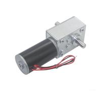 Compact Dual-shaft Worm Gear Motor With Metal Gears And Self-locking Feature, 24V DC High Torque Motor For Robotics, Automation, And Smart Device Integration(12V 160rpm)