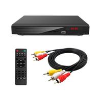 Compact DVD Player for Singing,HD 1080P,Region Free,for Smart TV | HD 1080P clarity,compact portable design,region CD player,USB direct reading,for Smart TV,easy connectivity