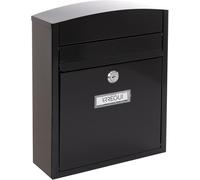 Compact E5734 Steel Mailbox, Size S (DIN A5 Mail) - 28.5 x 24 x 9.5 cm, Single